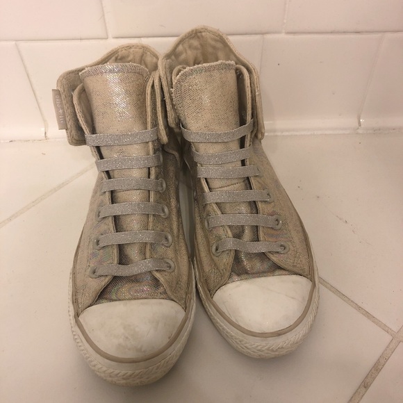 Holographic Velcro Converse - Picture 2 of 2